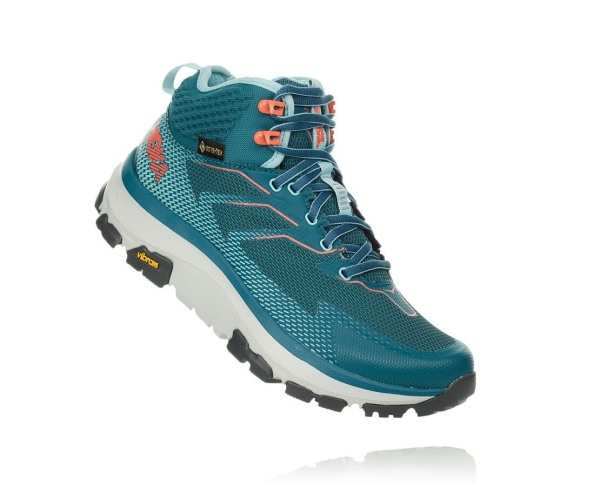 Hoka One One Toa GORE-TEX Womens UK - Light Turquoise Walking Shoes - GRKIP6129